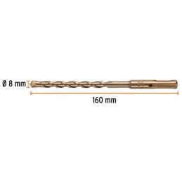  Brocas SDS Plus 8mm x160mm Concreto Truper 101193 4.491525 Brocas SDS Plus 8mm x160mm Concreto Truper 101193

Punta de cruz, te