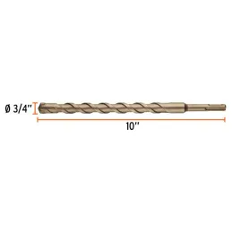  Brocas SDS Plus 3/4 x10" Concreto Truper 101148 21.186441 Brocas SDS Plus 3/4" x10" Concreto Truper 101148

Punta de cruz, tecn