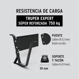  Carretillas 6 ft3 750kg Super Reforzado Calibre18 Imponchable, Truper 100417 245.762712 Carretilla Buggy Industrial 100 Litros 