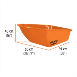  Carretillas 6 ft3 750kg Super Reforzado Calibre18 Imponchable, Truper 100417 245.762712 Carretilla Buggy Industrial 100 Litros 