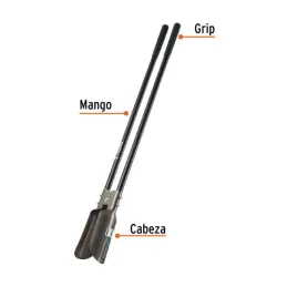  Cavador Atlas mango de acero 114cm Grips, Truper 11131 54.237288 Cavador Mangos de Acero 45" (114 cm), Truper 11131

Hojas de a