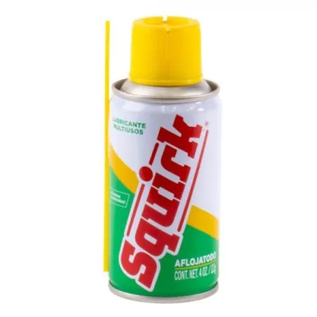  Aceite Lubricante Aflojatodo 110ml 4oz Aerosol Multiusos Squirk SK040 8.728814 Aceite Lubricante Aflojatodo 110ml 4oz Aerosol M