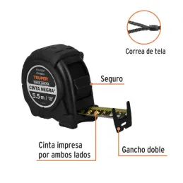  Winchas Flexometro Cinta Negra 5.5M TPR ABS Truper 11745 16.949153 Winchas Flexometro Cinta Negra 5.5M TPR ABS Truper 11745

Ca