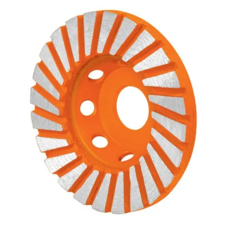  Copas de diamantes Turbo 4" DesbastePulidoNivelar Concreto E7/8 Truper 12258 138.135593 Copas de diamantes Turbo 4" DesbastePul