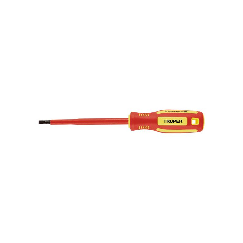 Desarmador Plano 7/32" x5" Aislado 1000V Truper 102242 6.779661 Desarmador Plano 7/32" x5" Aislado 1000V Truper 102242
Punta d Desarmador Plano 7/32" x5" Aislado 1000V Truper 102242 6.779661 Desarmador Plano 7/32" x5" Aislado 1000V Truper 102242
Punta d