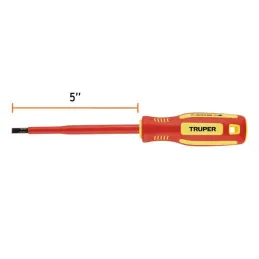  Desarmador Plano 7/32" x5" Aislado 1000V Truper 102242 6.779661 Desarmador Plano 7/32" x5" Aislado 1000V Truper 102242

Punta d