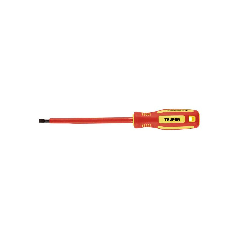 Desarmador Plano 1/4" x6" Aislado 1000V Truper 102243 7.542373 Desarmador Plano 1/4" x6" Aislado 1000V Truper 102243
Punta de Desarmador Plano 1/4" x6" Aislado 1000V Truper 102243 7.542373 Desarmador Plano 1/4" x6" Aislado 1000V Truper 102243
Punta de