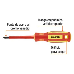  Desarmador Estrella 3/16" x3" Aislado 1000V Truper 102240 4.661017 Desarmador Estrella 3/16" x3" Aislado 1000V Truper 102240

P