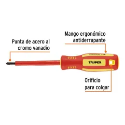  Desarmador Estrella 1/4" x4" Aislado 1000V Truper 102241 6.525424 Desarmador Estrella 1/4" x4" Aislado 1000V Truper 102241

Pun