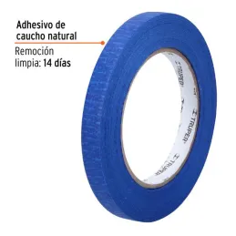  Cintas Masking Tape Azul 1/2" x50m para pintor Truper 12620 3.220339 Cintas Masking Tape Azul 1/2" x50m para pintor Truper 1262