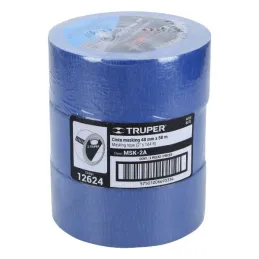  Cintas Masking Tape Azul 2" x50m para pintor Truper 12624 12.118644 Cintas Masking Tape Azul 2" x50m para pintor Truper 12624

