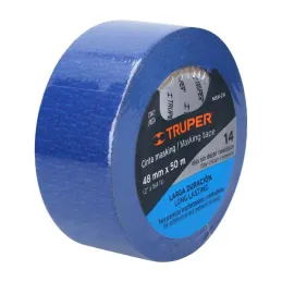  Cintas Masking Tape Azul 2" x50m para pintor Truper 12624 12.118644 Cintas Masking Tape Azul 2" x50m para pintor Truper 12624

