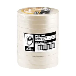  Cintas Masking Tape 12mm x50m Pretul 20668 1.864407 Cintas Masking Tape 12mm x50m Pretul 20668

Adhesivo de caucho natural
Uso 