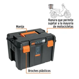  Cajas para Herramientas 17" x12" 25L Profunda Ranura para MotocicletaTruper 102643 50 Cajas para Herramientas 17" x12" 25L Prof