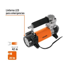  Compresora de Aire 12V Portatil para Auto con Maletin Truper 19999 104.237288 Compresora de Aire 12V Portatil para Auto con Mal