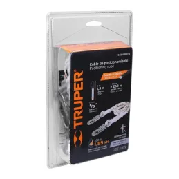  Cables de Posicionamiento 1.5m GAcero Seguridad Proteccion 2268kg Truper CAB-5489-15 14435 44.067797 Cables de Posicionamiento 
