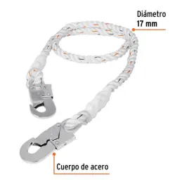  Cables de Posicionamiento 1.5m GAcero Seguridad Proteccion 2268kg Truper CAB-5489-15 14435 44.067797 Cables de Posicionamiento 
