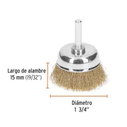  Cardas Copa 1 3/4" Grueso Z1/4" Truper 11571 5.423729 Cardas Copa 1 3/4" Grueso Z1/4" Truper 11571

Fabricada en acero latonado