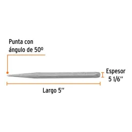  Centro Punto 5/16" L5 Punzones para Marcar, Truper 12225 2.542373 Centro Punto 5/16" L5 Punzones para Marcar, Truper 12225

Fab