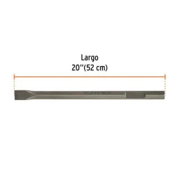  Cinceles Plano 1-3/8" x20" ZHexagonal Para MartilloDemoledor Hex Truper 101231 58.474576 Cinceles Plano 1-3/8" x20" ZHexagonal 