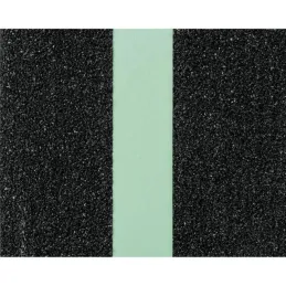  Cintas adhesivas antiderrapantes 2" x5m Negro Fotoluminiscente, Truper 101450 38.135593 Cinta Antideslizante 2" (50mm) x 5M Neg