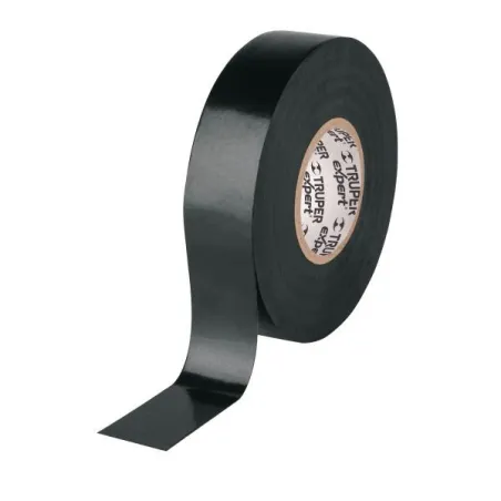  Cintas Aislantes 19mm x18m Negro Retardante Flama 500V, Truper 19954 2.542373 Cinta Aislante Negra 19 mm x 18 m, Truper Expert 