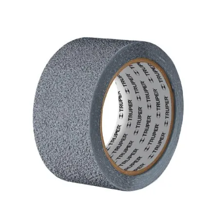  Cintas Antiderrapante 2" x5m Grises Entornos Humedos, Truper 101773 20.338983 Cinta Antiderrapante 2" (50mm) x 5M Gris para Are