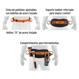  Cinturon de posicionamiento Talla44 76cm x4cm, Truper 14652 106.779661 Cinturon de Posicionamiento Talla 44, Truper 14652

Cint