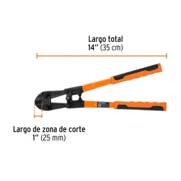  Cizallas Profesionales Corte 1/4" Medida 14", Acero al cromo molibdeno, CP-14X 12831 Truper 45.762712 Cizallas Profesionales 14