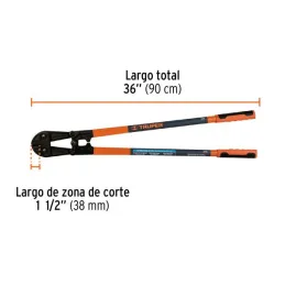  Cizallas Profesionales Corte 9/16" Medida 36", Acero al cromo molibdeno, CP-36X 12835 Truper 148.305085 Cizallas Profesionales 