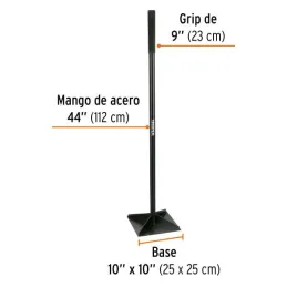  Pisones 10" x10" Aplanar y Compactar tierra, Truper 17473 85.59322 Pisones 10" x10" Aplanar y Compactar tierra, Truper 17473

F