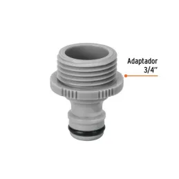  Conector Adaptador Sistema Click de Conexion Rapida Roscada Macho 3/4", CLICK-M 12726 Truper 1.440678 Conector Rapido Macho Sis