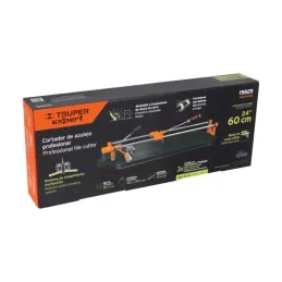  Cortador de Mayolica con Rodaje Corte 60cm, Riel de Acero Solido, Mango Ergonomico, CAZ-60X2 15825 Truper 372.881356 Cortadora 