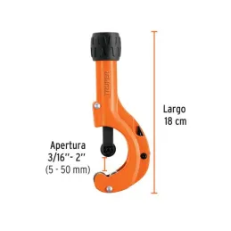  Cortador de Tubo de Cobre Apertura 2", Incluye Cuchilla de Repuesto, COTA-50 12859 Truper 41.525424 Cortador de Tubo de Cobre 3