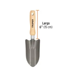  Cuchara para Jardin 6 Pulgadas, GTS-SH 15020 Truper 7.033898 Cuchara para Jardin Mango de 6", Truper 15020

Cabeza de acero al 