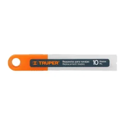  Cuchillas de repuesto 9mm 10u SK4 Navaja cutters 16971 16968 22403 Truper 16962 2.118644 Repuesto de Cuchillas para Cutter 9mm 
