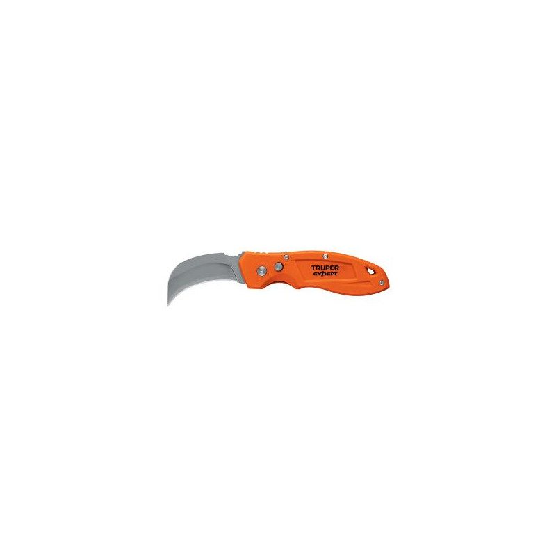  Cuchillo abatible para Linoleo 7" Alfombras, Truper 12725 19.491525 Cuchillo Abatible para Linoleo 7" con Mango de Nylon, Trupe