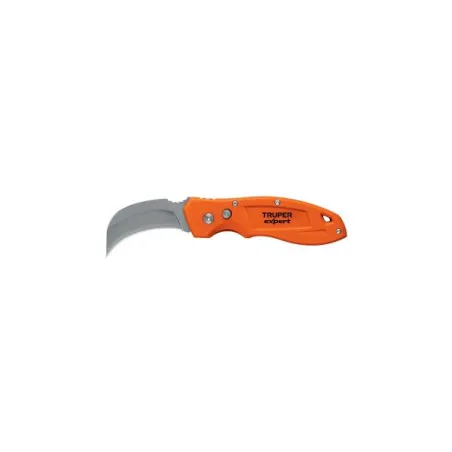  Cuchillo abatible para Linoleo 7" Alfombras, Truper 12725 19.491525 Cuchillo Abatible para Linoleo 7" con Mango de Nylon, Trupe