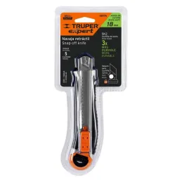  Cutter 6" 18mm AlmaMetalica y Grip Uso Pesado 5NavajasSK2, Truper CUT-6XX 16976 25.423729 Cutter 6" (18mm) Trabajo Pesado con A