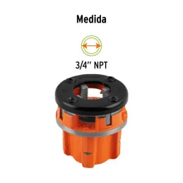  Dado para Tarraja 3/4" Cuerda 14 NPT Compatible con TA-850 TA851, D-850-3/4 13076 Truper 32.20339 Dado Tarraja para Tubo 3/4" C