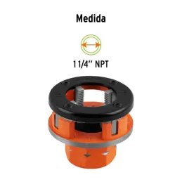  Dado para Tarraja 1 1/4" Cuerda 11 1/2NPT Compatible con TA-850 TA851, D-850-1-1/4 13080 Truper 36.440678 Dado Tarraja para Tub