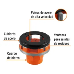  Dado para Tarraja 2" Cuerda 11 1/2NPT Compatible con TA851, D-850-2 13084 Truper 79.661017 Dado Tarraja para Tubo 2" Compatible