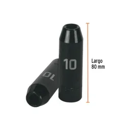  Dados 10mm E1/2 Impacto Tubulares Hexagonales CrMolibdeno, Truper 12422 10.762712 Dados Largo Impacto 10mm Hexagonales Encastre