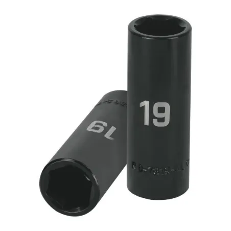  Dados 19mm E1/2 Impacto Tubulares Hexagonales CrMolibdeno, Truper 12431 12.627119 Dados Largo Impacto 19mm Hexagonales Encastre