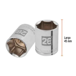  Dados 26mm E1/2 Hexagonales CrVanadio, Truper 101006 7.288136 Dados 26mm E1/2 Hexagonales CrVanadio, Truper 101006

Fabricado e