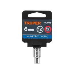  Dados 6mm E1/4 Poligonales CrVanadio, Truper 100978 2.79661 Dados 6mm E1/4 Poligonales CrVanadio, Truper 100978

Fabricado en a