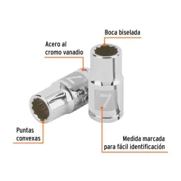  Dados 7mm E1/4 Poligonales CrVanadio, Truper 100979 2.79661 Dados 7mm E1/4 Poligonales CrVanadio, Truper 100979

Fabricado en a
