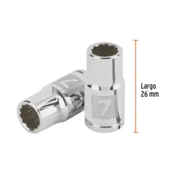  Dados 7mm E1/4 Poligonales CrVanadio, Truper 100979 2.79661 Dados 7mm E1/4 Poligonales CrVanadio, Truper 100979

Fabricado en a