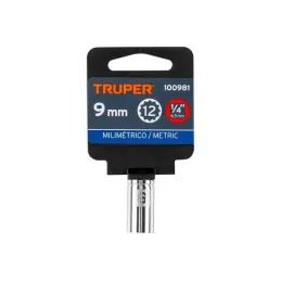  Dados 9mm E1/4 Poligonales CrVanadio, Truper 100981 2.79661 Dados 9mm E1/4 Poligonales CrVanadio, Truper 100981

Fabricado en a