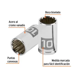  Dados 10mm E1/4 Poligonales CrVanadio, Truper 100982 2.881356 Dados 10mm E1/4 Poligonales CrVanadio, Truper 100982

Fabricado e